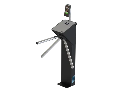 Standard turnstile with keyboard and biometrics